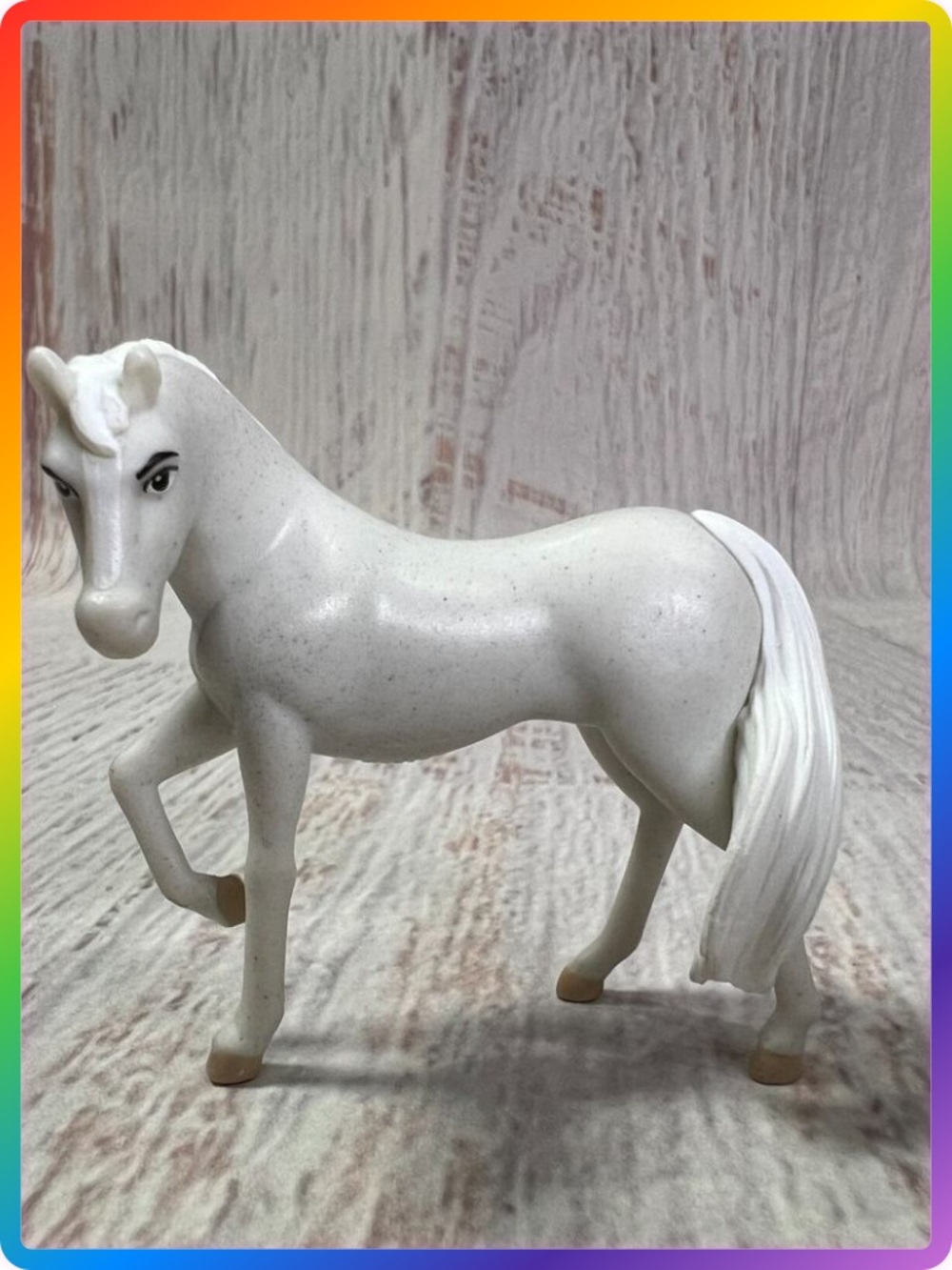 DreamWorks Spirit Riding Free White Horse Figure Toy 3 Inch Just Play